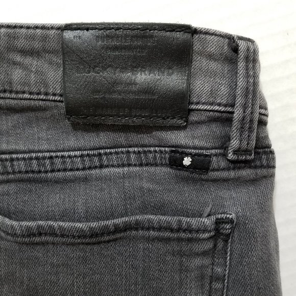 Lucky Brand jeans 10/30 Lolita Shrunken Boot bootcut denim split cuff frayed hem - Picture 13 of 16